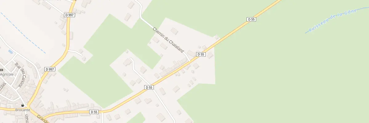 Plan du 4 Rue du Chatelard à Chénérailles