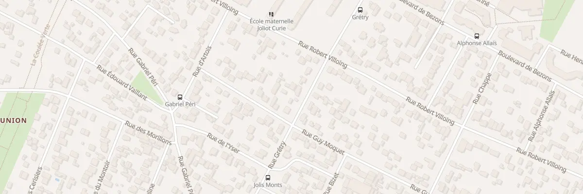 Plan du 25B Rue Guy Moquet à Sartrouville