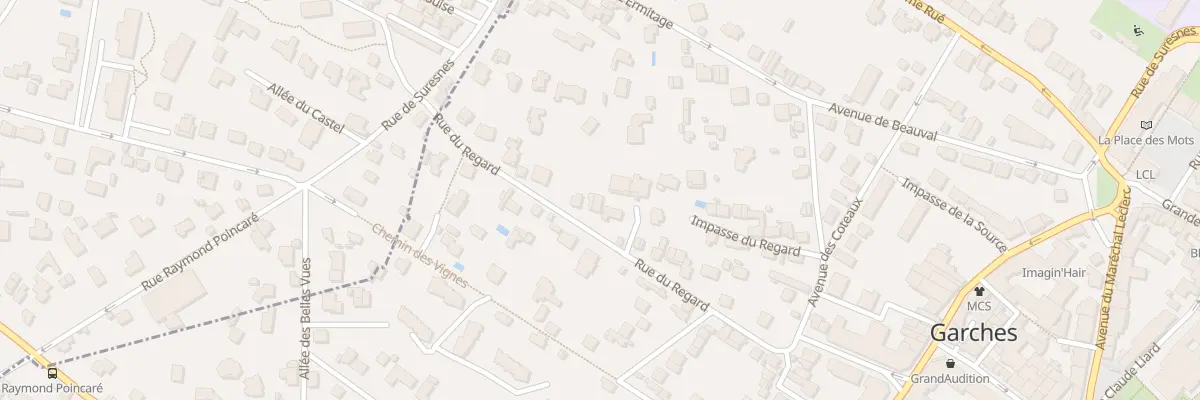 Plan du 32 Rue du Regard à Garches