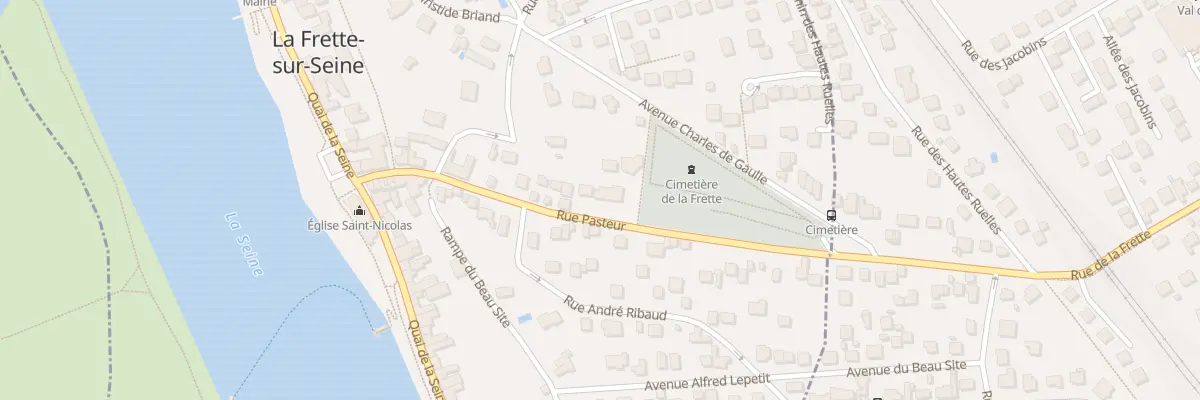 Plan du 23 Rue Pasteur à La Frette-sur-Seine