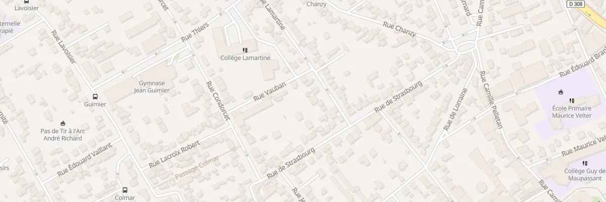 Plan du 11 Rue Lamartine à Houilles