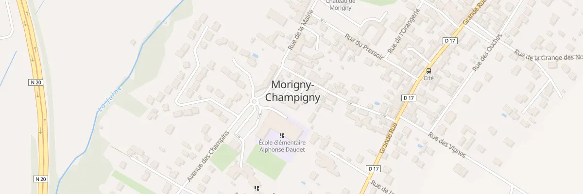 Plan du 2B Rue au Comte à Morigny-Champigny