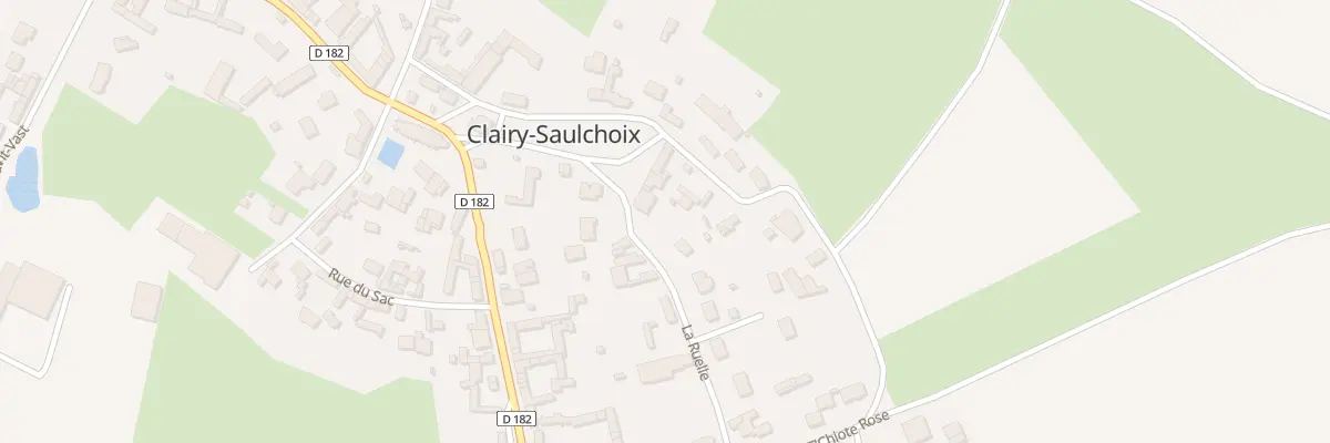 Plan du 5001 Rue La Ruelle à Clairy-Saulchoix