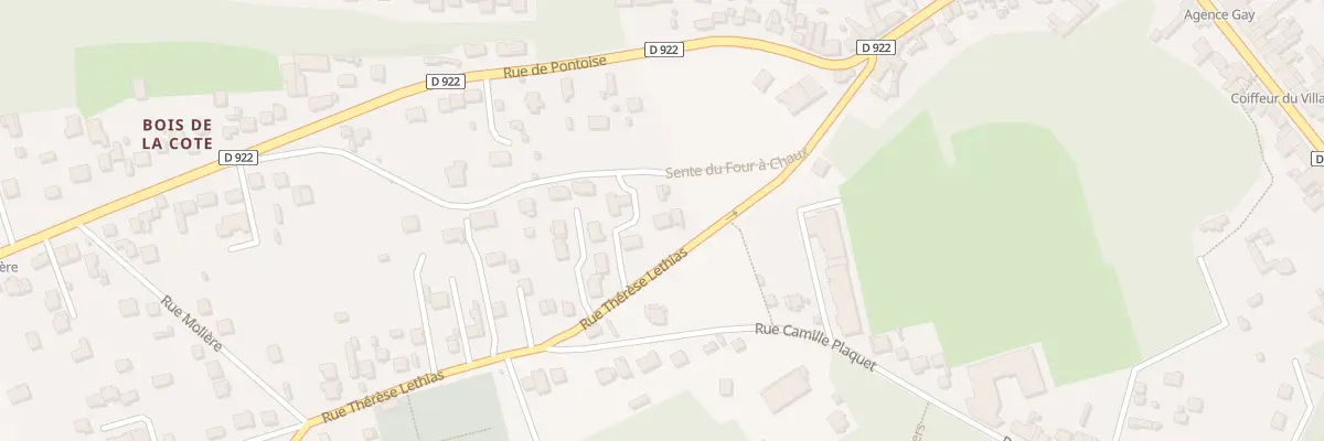 Plan du 8 Rue Thérèse Léthias à Méry-sur-Oise