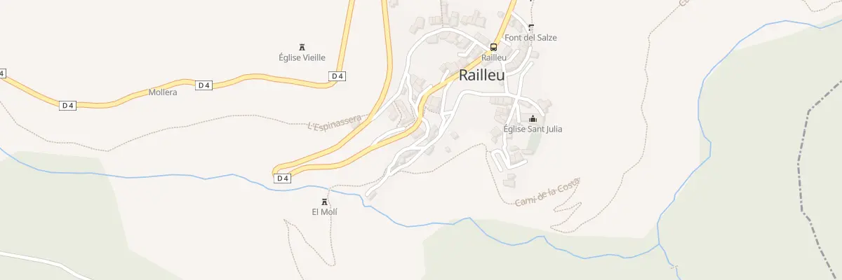 Plan du 52 Le Village à Railleu