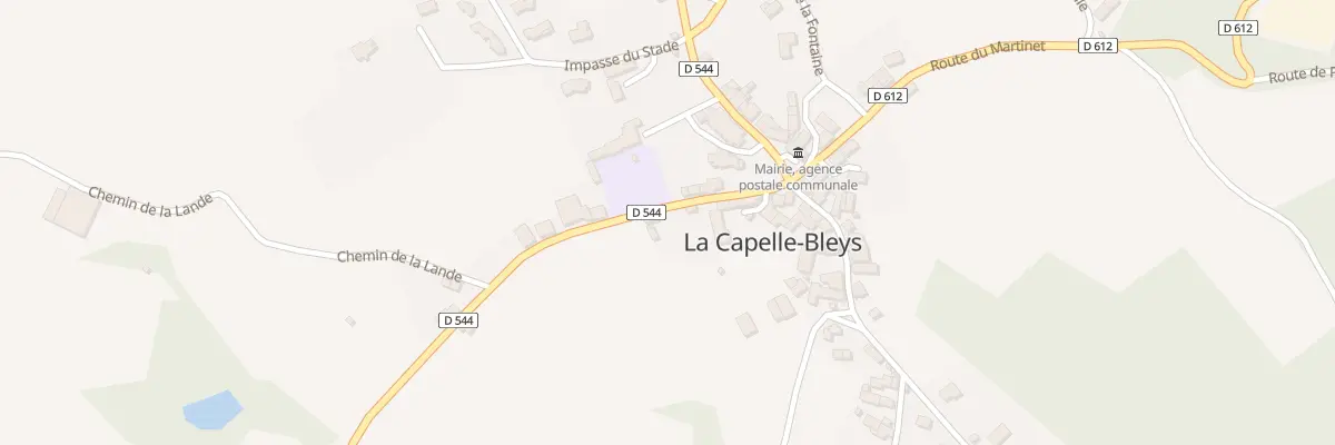 Plan du 5030 La Capelle Bleys à La Capelle-Bleys
