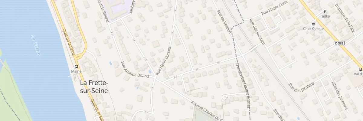 Plan du 3 Che des Travers des Cailloux à La Frette-sur-Seine