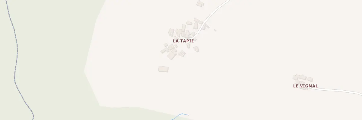 Plan du 5435 La Tapie à La Salvetat-Peyralès