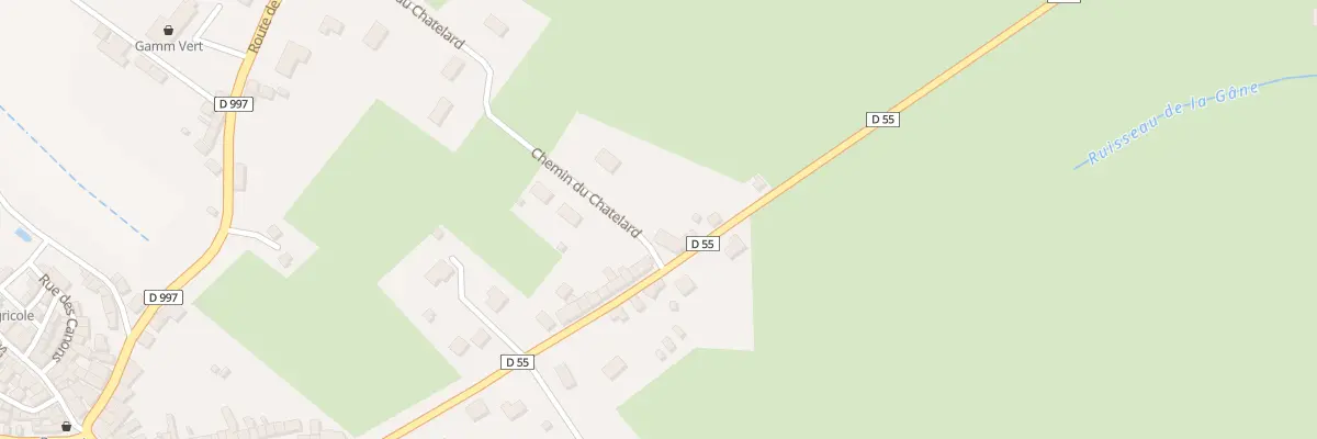 Plan du 5174 Rue du Chatelard à Chénérailles