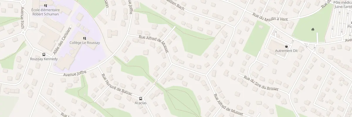 Plan du 13 Rue Alfred de Musset à Étréchy