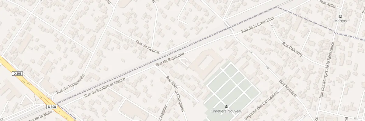 Plan du 11 Rue de Bapaume à Houilles