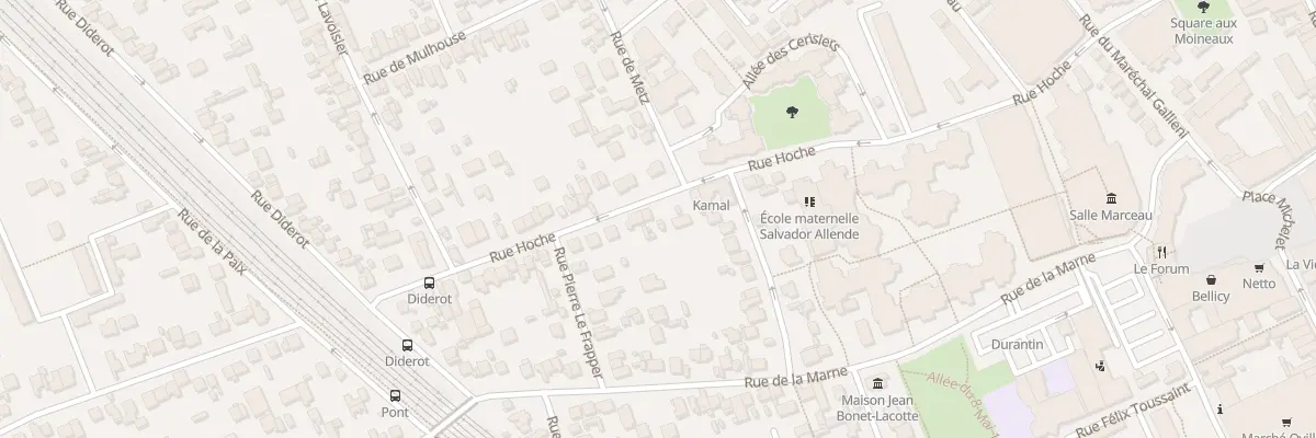 Plan du 34 Rue Hoche à Houilles