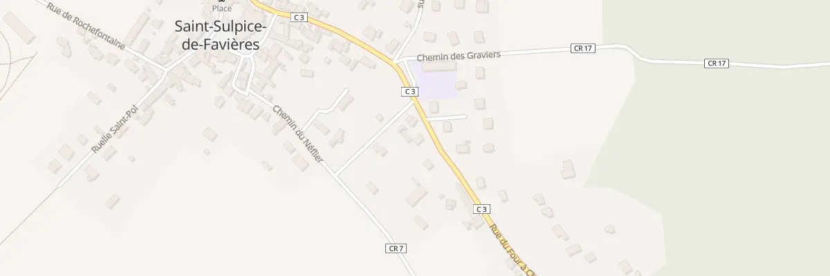 Plan du 22 Rue du Four à Chaux à Saint-Sulpice-de-Favières