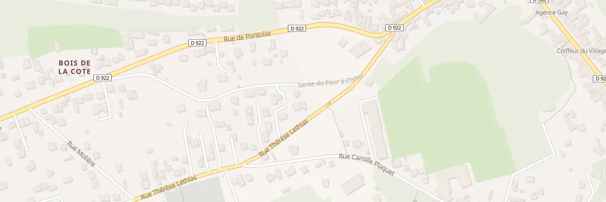 Plan du 2 Rue Thérèse Léthias à Méry-sur-Oise
