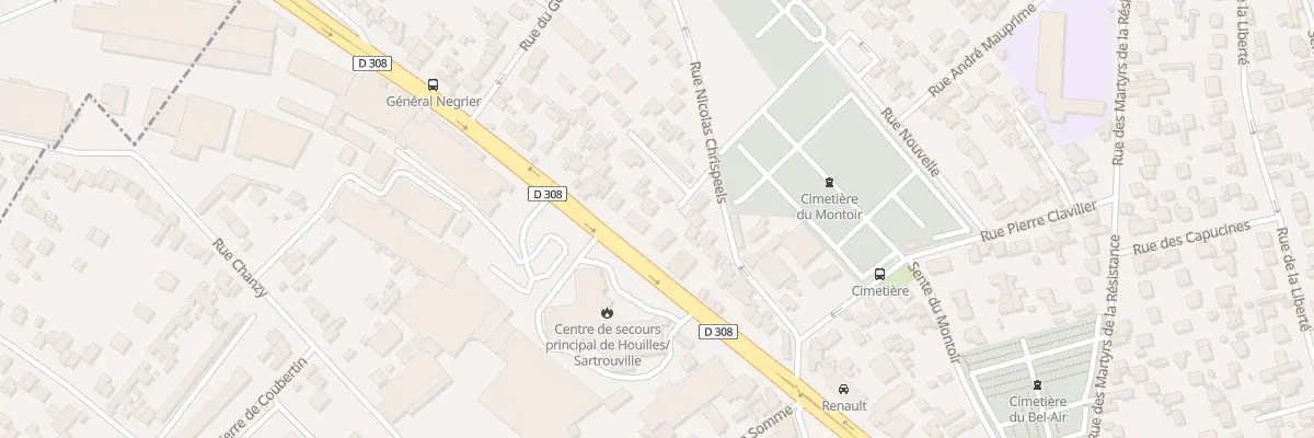 Plan du 134 Bd Henri Barbusse à Houilles