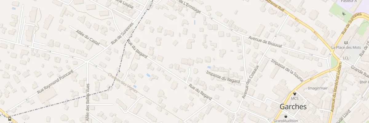Plan du 28B Rue du Regard à Garches
