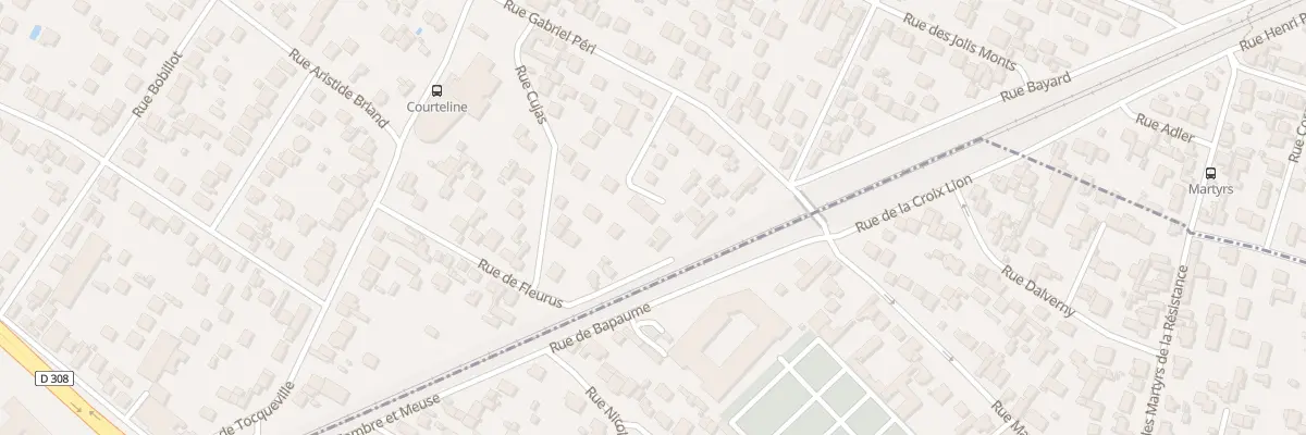 Plan du 84 Rue Gabriel Péri à Sartrouville