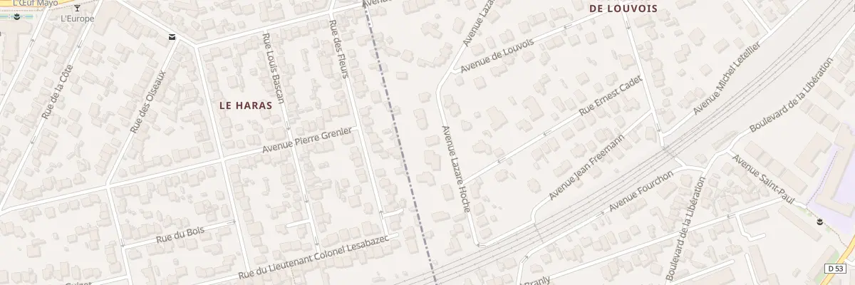 Plan du 40 Av Lazare Hoche à Chaville