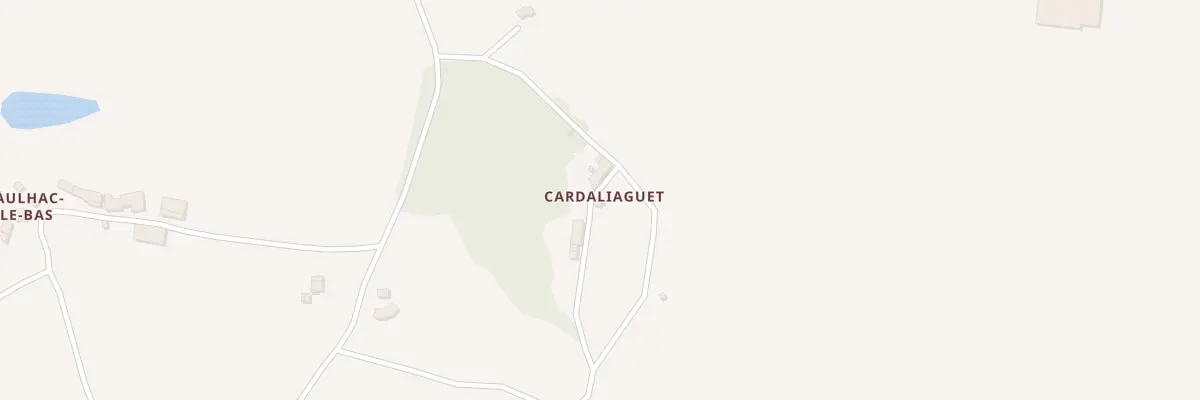 Plan du 29 Cardaliaguet à Parlan