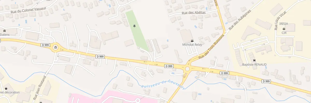 Plan du 85 Rte de Millau à Albi