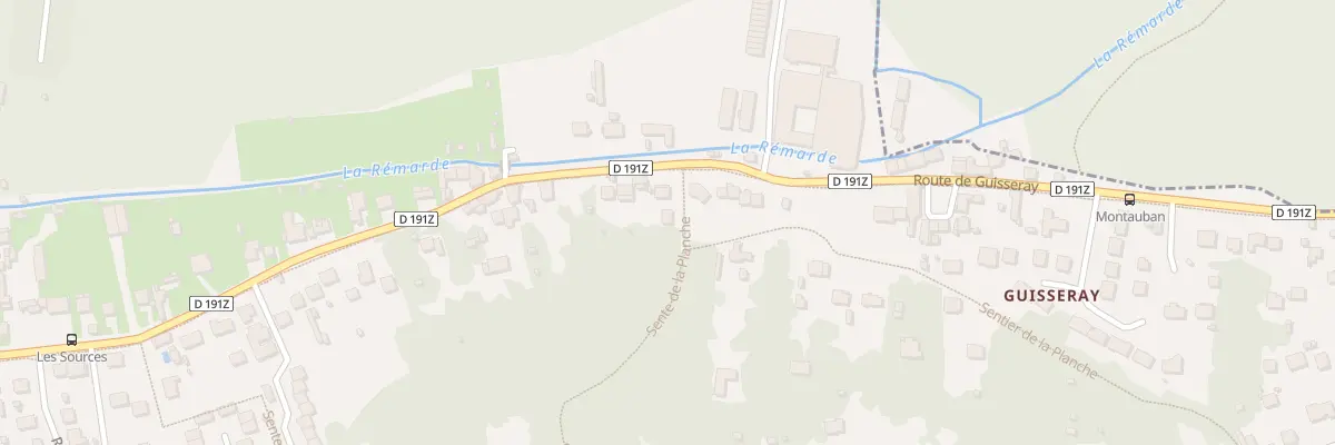 Plan du 2 Sen de la Planche à Breuillet