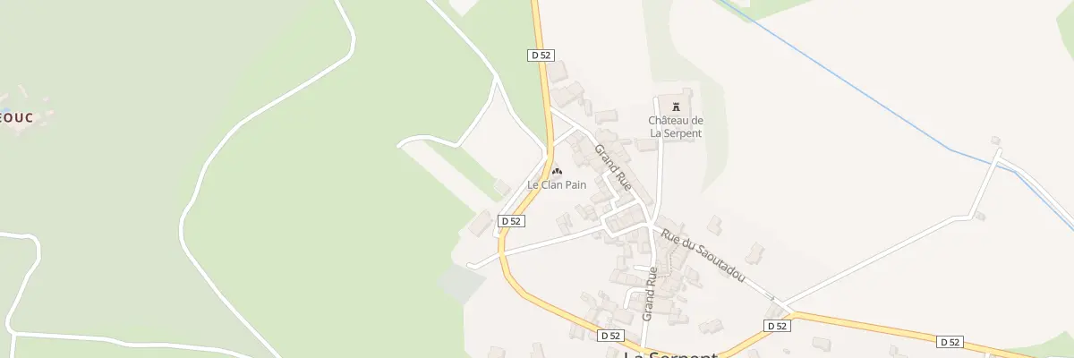 Plan du 2 Le Village à La Serpent