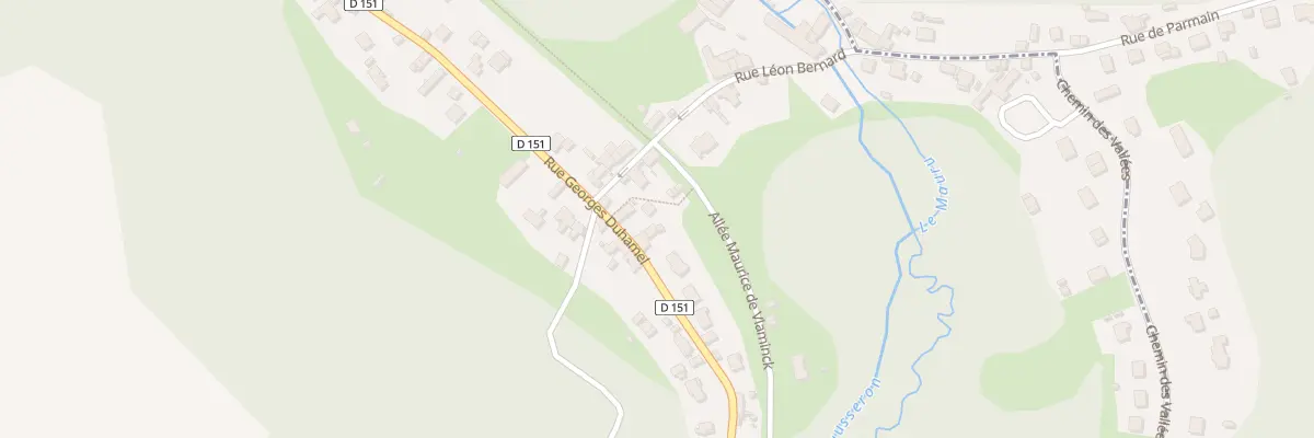 Plan du 4 Sen de la Fontaine du Clotin à Valmondois
