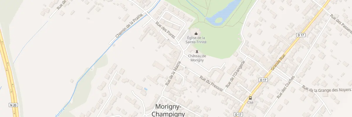 Plan du 13 Rue de la Mairie à Morigny-Champigny