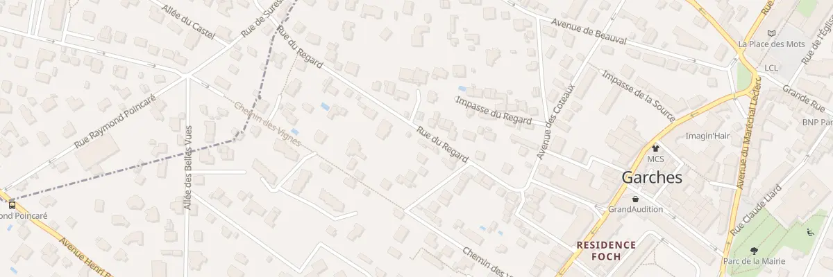 Plan du 13B Rue du Regard à Garches
