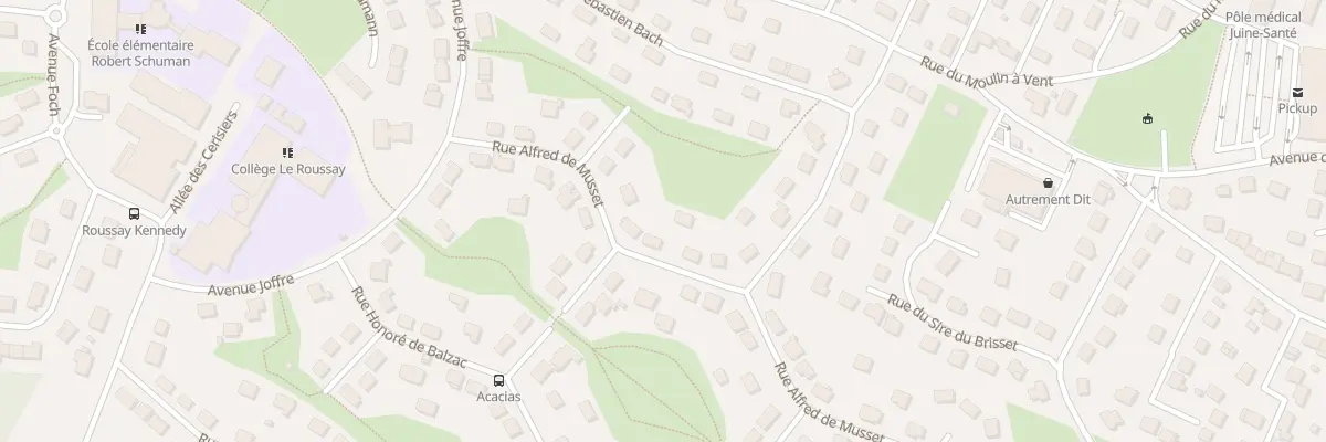 Plan du 15 Rue Alfred de Musset à Étréchy
