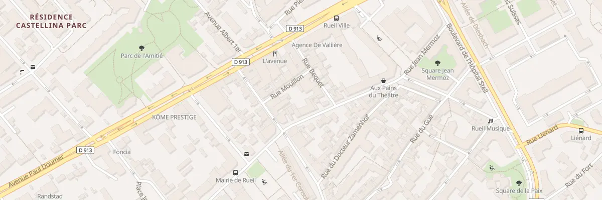 Plan du 20 Bd Mal Joffre à Rueil-Malmaison