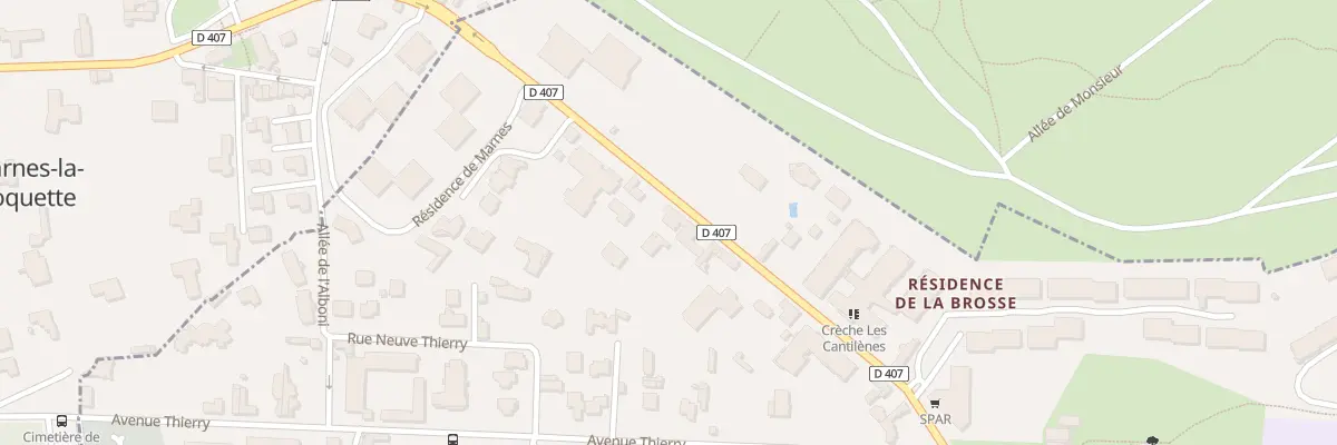 Plan du 33B Rue de Marnes à Ville-d’Avray