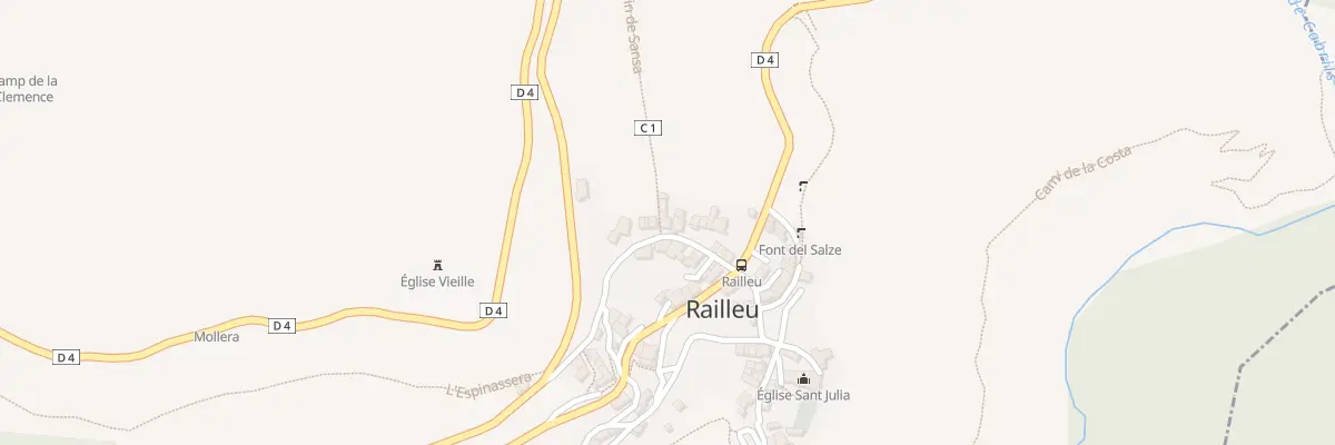 Plan du 15 Cae Llarg à Railleu