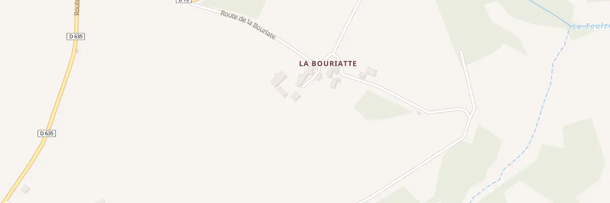 Plan du 5055 La Bouriatte à Vaureilles