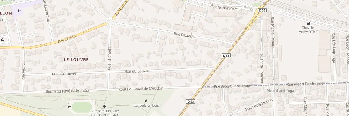 Plan du 16 Rue du Louvre à Viroflay
