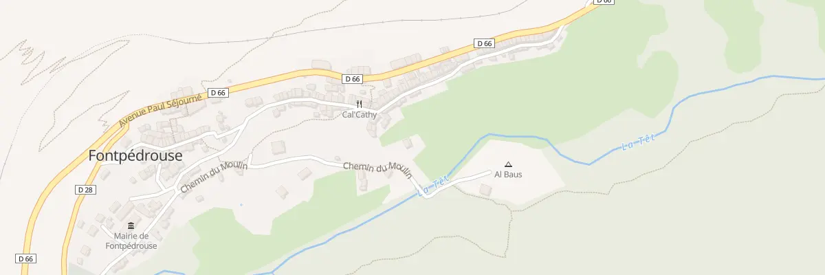 Plan du 193 Le Village à Fontpédrouse