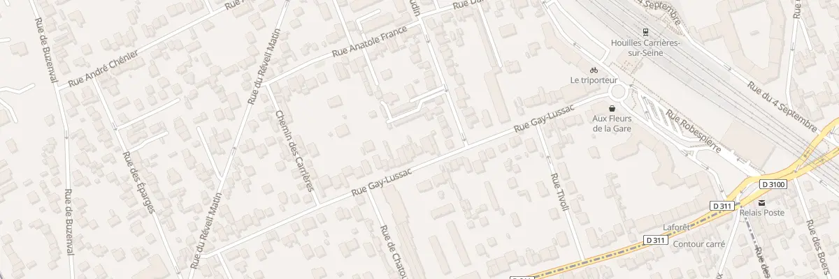 Plan du 34 Rue Gay-lussac à Houilles