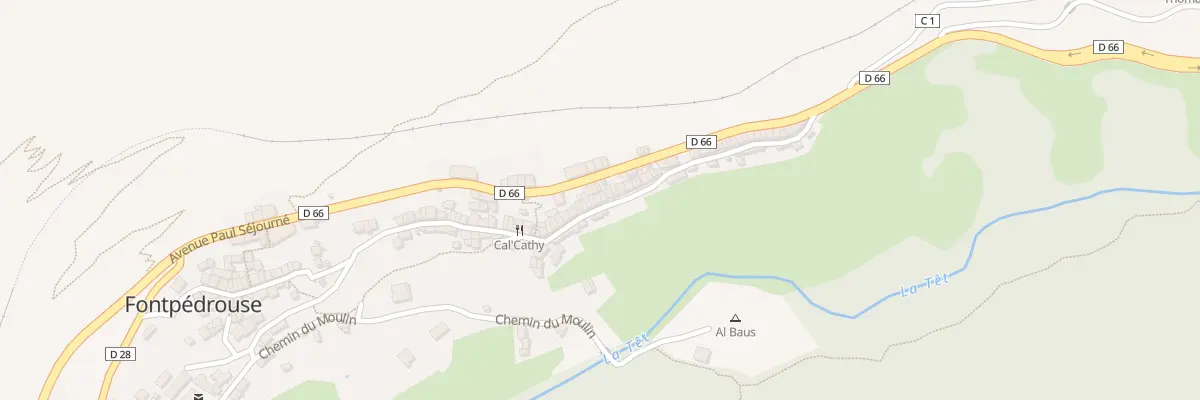 Plan du 92 Le Village à Fontpédrouse