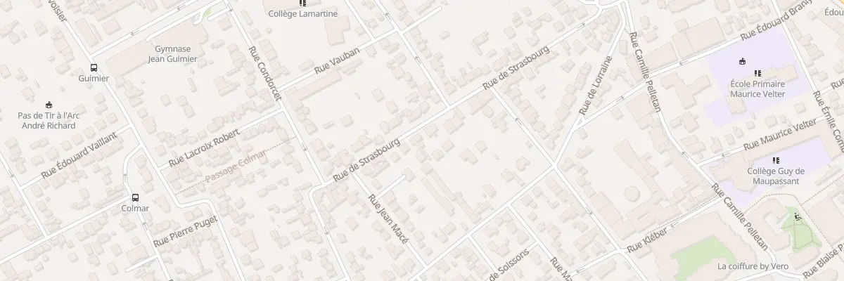 Plan du 12 Rue de Strasbourg à Houilles