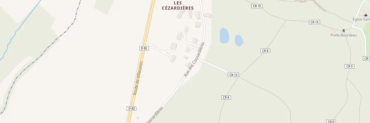 Plan du 1 Rue des Cosnardières à Saint-Yon