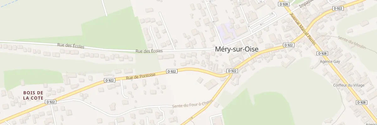 Plan du 38 Rue de Pontoise à Méry-sur-Oise