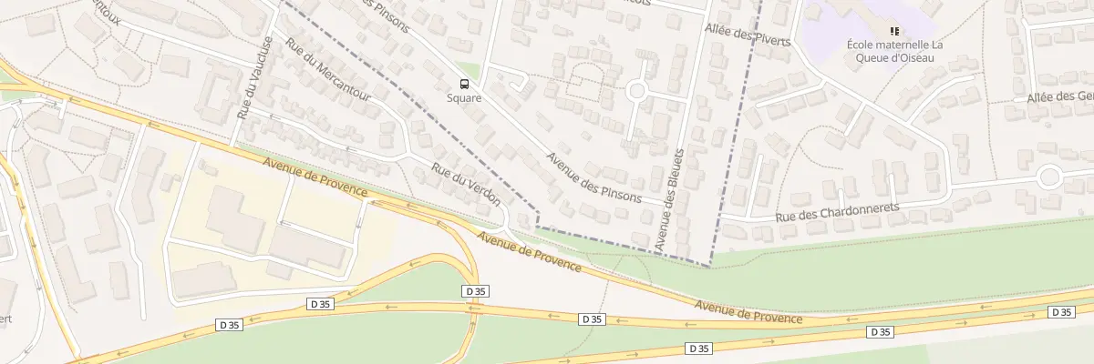Plan du 15 Av des Pinsons à Orsay