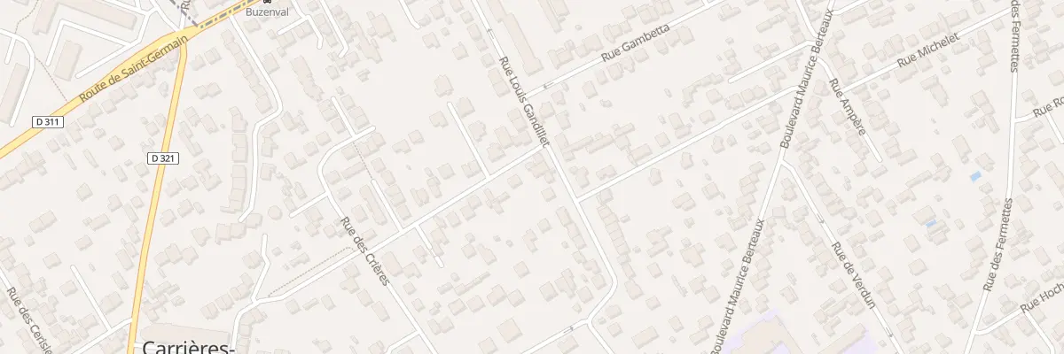 Plan du 59 Rue Louis Gandillet à Carrières-sur-Seine