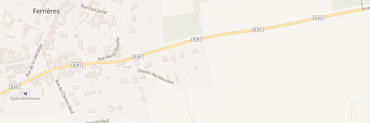 Plan du 26 Rue des quatre Lecointe à Ferrières