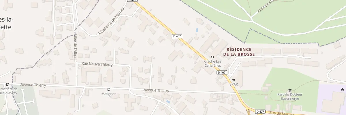 Plan du 27 Rue de Marnes à Ville-d’Avray