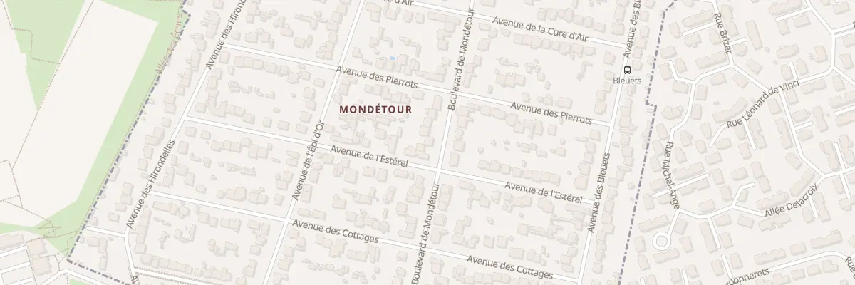 Plan du 92 Bd de Mondétour à Orsay