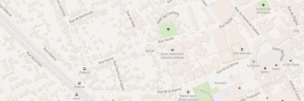 Plan du 38 Rue Hoche à Houilles