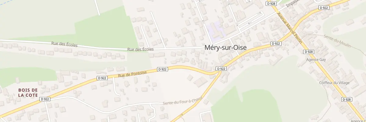 Plan du 21 Rue de Pontoise à Méry-sur-Oise