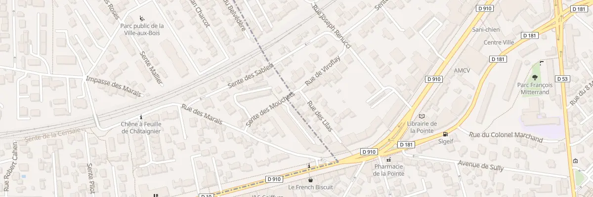 Plan du 9 Rue des Lilas à Vanves