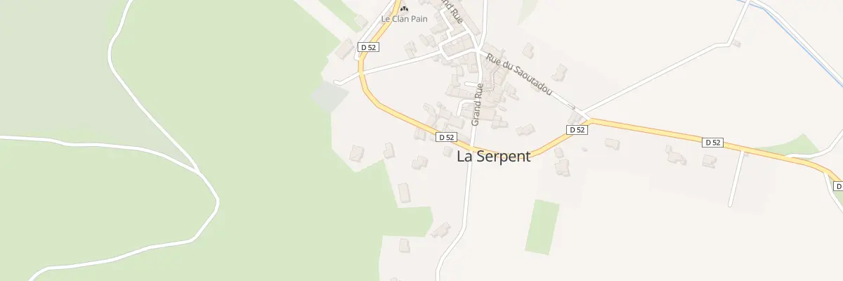 Plan du 1 Le Village à La Serpent